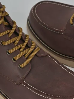 Discount Anfibi pelle bordo' Uomo Anfibi