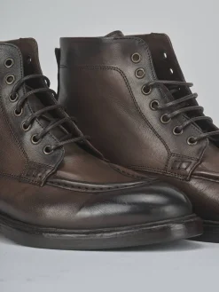 Best Anfibi pelle testa Uomo Anfibi