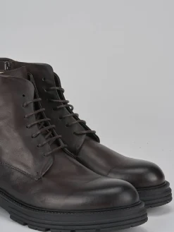 Hot Anfibi pelle testa Uomo Anfibi