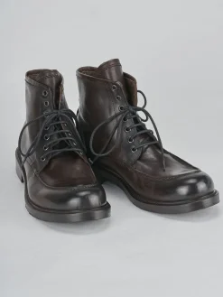 Hot Anfibi pelle testa Uomo Anfibi