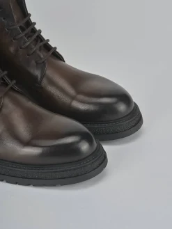 Anfibi pelle testa Uomo Anfibi