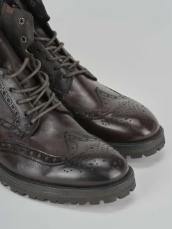 Anfibi pelle testa Uomo Anfibi