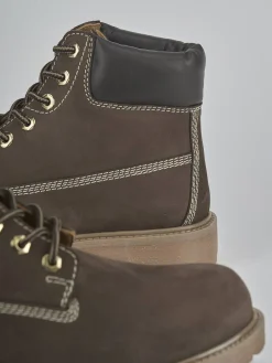 Discount Anfibi tacco 1cm nabuk testa Uomo Anfibi