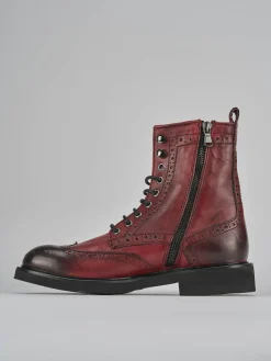 Online Anfibi tacco 2cm pelle bordo' Donna Anfibi