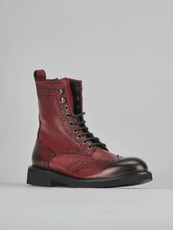 Online Anfibi tacco 2cm pelle bordo' Donna Anfibi