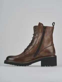 Sale Anfibi tacco 5cm pelle Donna Anfibi