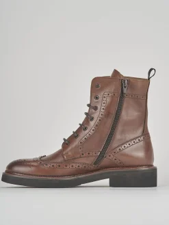 New Anfibi tacco 2cm pelle Donna Anfibi