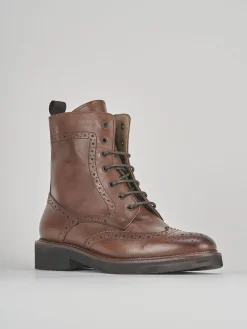 New Anfibi tacco 2cm pelle Donna Anfibi