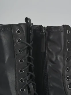 Clearance Anfibi tacco 3cm pelle Donna Anfibi