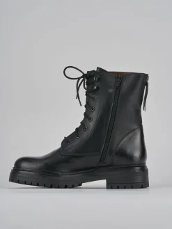 Best Anfibi tacco 1cm pelle Donna Anfibi