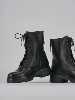 Best Anfibi tacco 1cm pelle Donna Anfibi