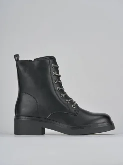 New Anfibi tacco 1cm pelle Donna Anfibi