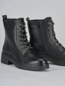 New Anfibi tacco 1cm pelle Donna Anfibi