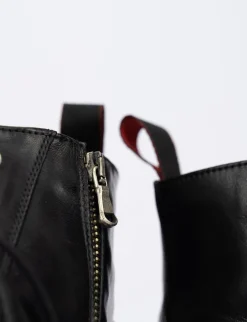 Outlet Anfibi tacco 1cm pelle Uomo Anfibi