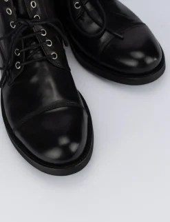 Outlet Anfibi tacco 1cm pelle Uomo Anfibi