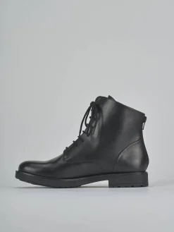 Discount Anfibi tacco 1cm pelle Donna Anfibi