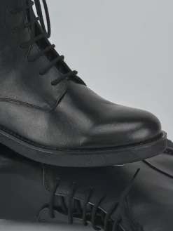 Discount Anfibi tacco 1cm pelle Donna Anfibi