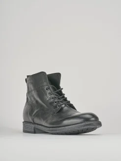 Clearance Anfibi tacco 1cm pelle Uomo Anfibi