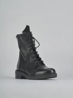 Sale Anfibi tacco 3cm pelle Donna Anfibi