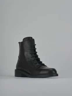 Hot Anfibi tacco 2cm pelle Donna Anfibi