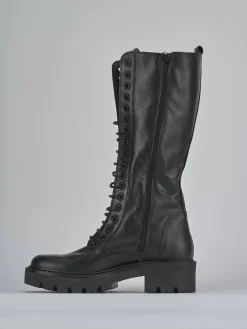 Sale Anfibi tacco 3cm pelle Donna Anfibi