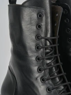 Hot Anfibi tacco 3cm pelle Donna Anfibi