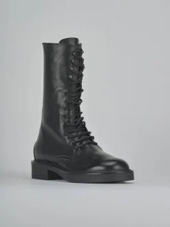 Sale Anfibi tacco 2cm pelle Donna Anfibi