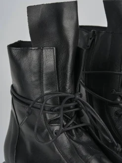 Anfibi tacco 1cm pelle Donna Anfibi