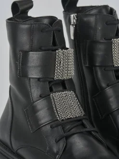 Online Anfibi tacco 2cm pelle Donna Anfibi