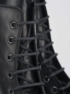 Hot Anfibi tacco 3cm pelle Donna Anfibi