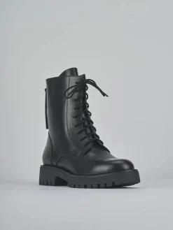 Outlet Anfibi tacco 2cm pelle Donna Anfibi