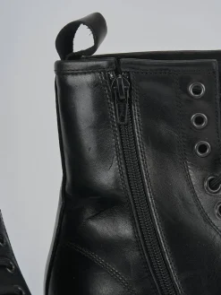 Anfibi tacco 2cm pelle Donna Anfibi