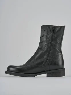 Online Anfibi tacco 2cm pelle Donna Anfibi