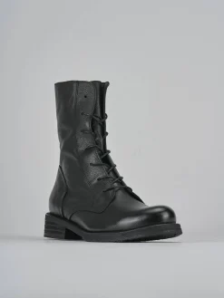 Online Anfibi tacco 2cm pelle Donna Anfibi