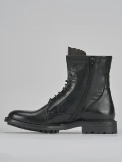 Online Anfibi tacco 2cm pelle Donna Anfibi