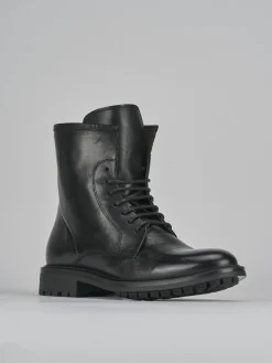 Online Anfibi tacco 2cm pelle Donna Anfibi