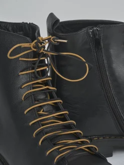 New Anfibi tacco 1cm pelle Donna Anfibi