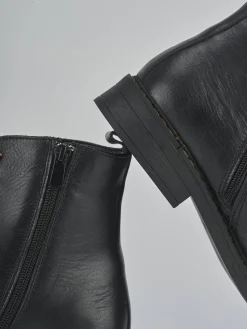 New Anfibi tacco 1cm pelle Donna Anfibi