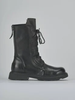 New Anfibi tacco 2cm pelle Donna Anfibi