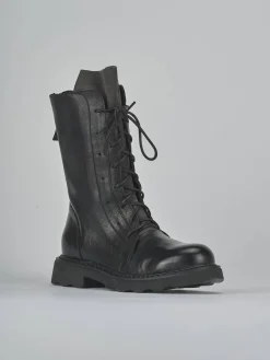 New Anfibi tacco 2cm pelle Donna Anfibi