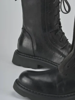 New Anfibi tacco 2cm pelle Donna Anfibi