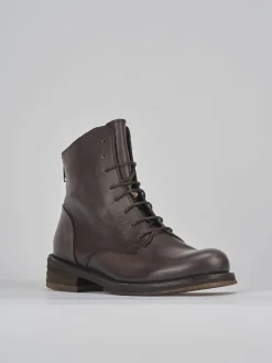 Outlet Anfibi tacco 2cm pelle testa Donna Anfibi