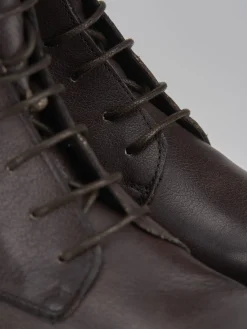 Outlet Anfibi tacco 2cm pelle testa Donna Anfibi