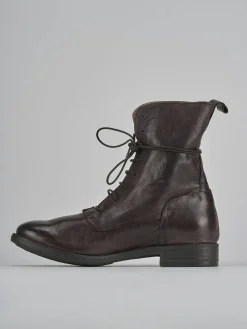 Sale Anfibi tacco 1cm pelle testa Donna Anfibi