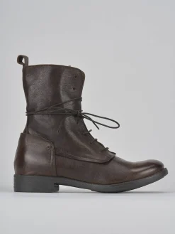 Discount Anfibi tacco 1cm pelle testa Donna Anfibi