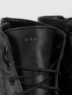 Outlet Anfibio fondo gomma e soletto interno in vera pelle. Tomaia in morbida pelle Uomo Anfibi