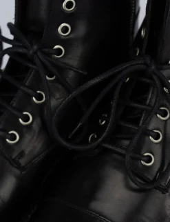 Outlet Anfibio tacco 1 cm pelle Uomo Anfibi