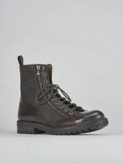 Hot Anfibio tacco 1 cm testa pelle Uomo Anfibi