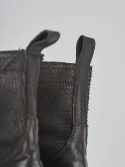 Hot Anfibio tacco 1 cm testa pelle Uomo Anfibi