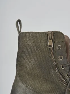 New Anfibio tacco 1 cm pelle Uomo Anfibi